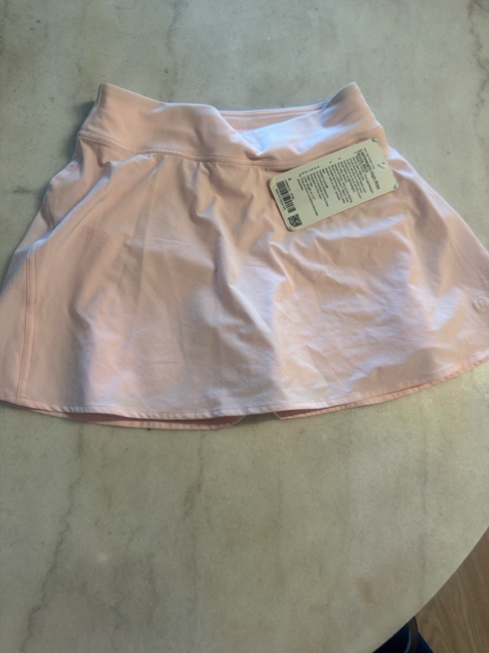 lululemon athletica Light Pink Circle Skater Skirt with Built-In Shorts